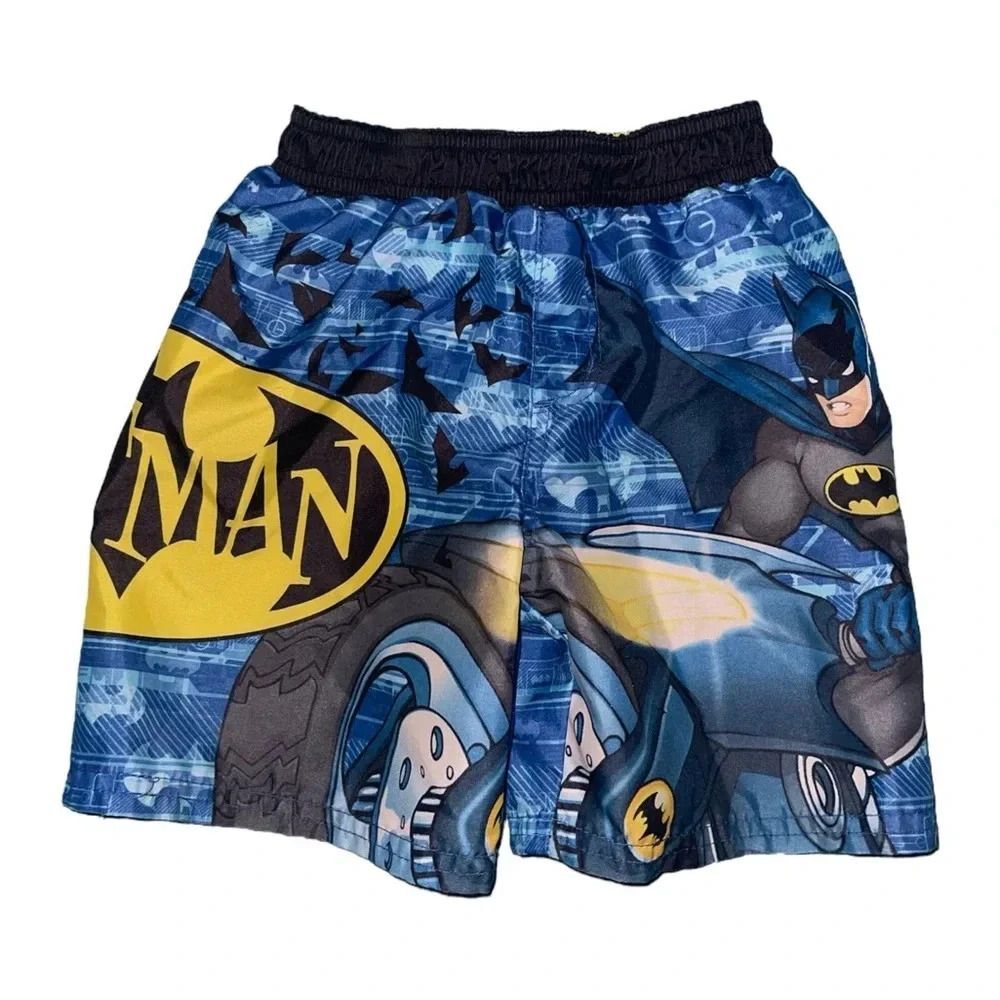 🔥 5 for $30 🔥 DC Batman Boys Swim Trunks | Size 2T